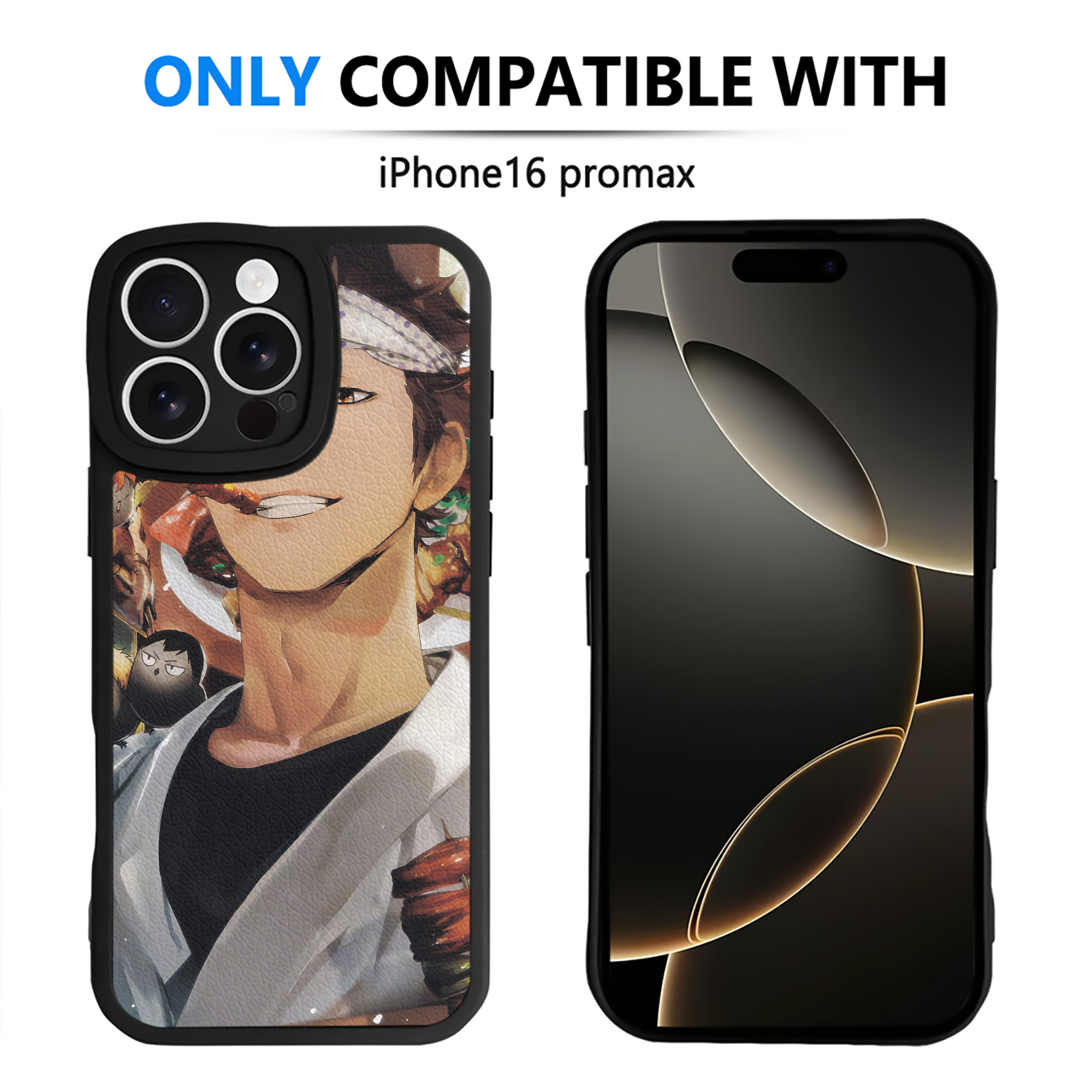 （画像用） ハイキュー!! Haikyu!! 【iPhone 16シリーズ対応】シリコンスマホケース（レザー調） 材質：シリコン